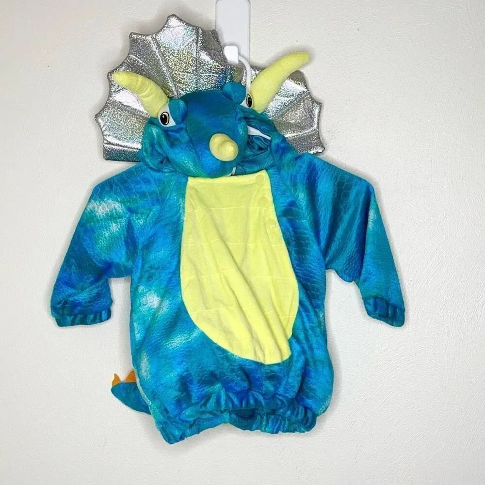 Hide & Eek Target Dinosaur One Piece Halloween Costume Triceratops - Toddler US